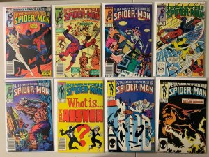 Peter Parker Spectacular Spider-Man lot #81-149 + 2 annual 41 diff (1983-89)