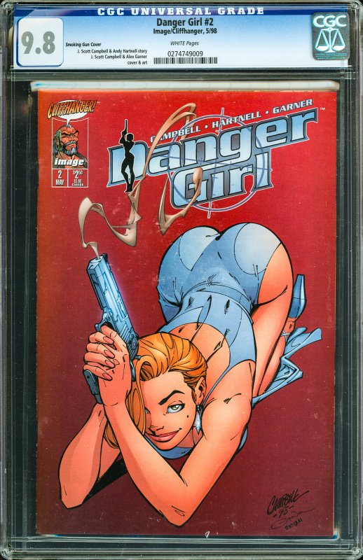 Danger Girl #2 (1998) CGC Graded 9.8