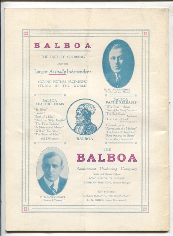 Metropolitan Opera House Program 5/16/1916-All Star Musical on Behalf of Acto...
