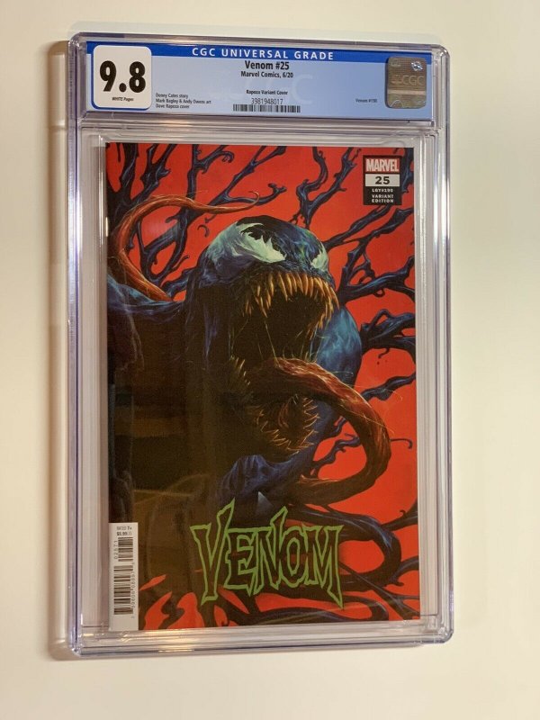 Venom 25 cgc 9.8 Rapoza variant 