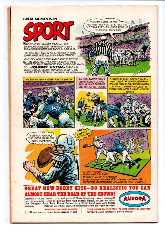 Doom patrol #100 - Origin Beast Boy - KEY - 1965 - VG 