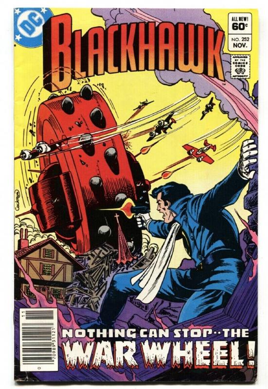 BLACKHAWK #252-1982-War Wheel-comic book DC VF-