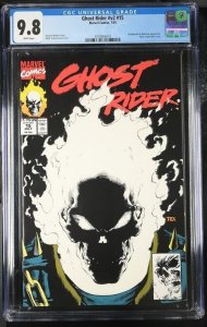 GHOST RIDER V2 #15 CGC 9.8 MARK TEXEIRA GLOW IN THE DARK COVER WHITE PAGES