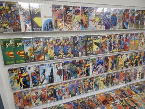 Huge Lot 130+ Comics W/ Flash, and Superman!!! Avg FN/VF Condition!