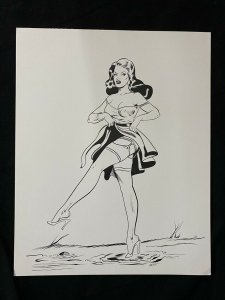 Senorita Rio Original Pin Up by Bill Black- stockings