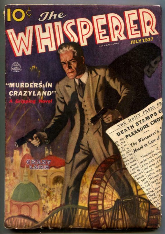 The Whisperer Pulp July 1937- Murderers in Crazyland FN