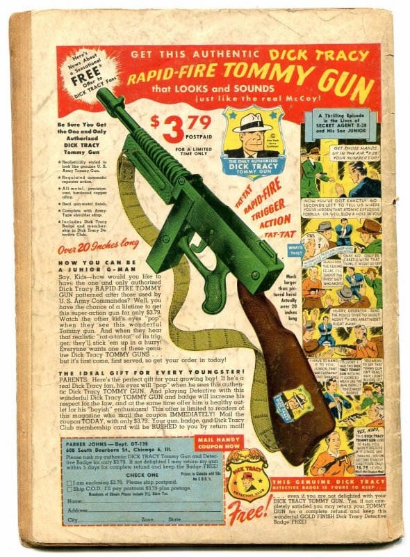 JOE PALOOKA #13 1947-HARVEY COMICS-HAM FISHER-BLACK CAT FR/G