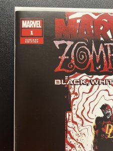 MARVEL ZOMBIES BLACK WHITE BLOOD #1 (2023) 1:25 Albuquerque Var VF+ PROSHIPPER