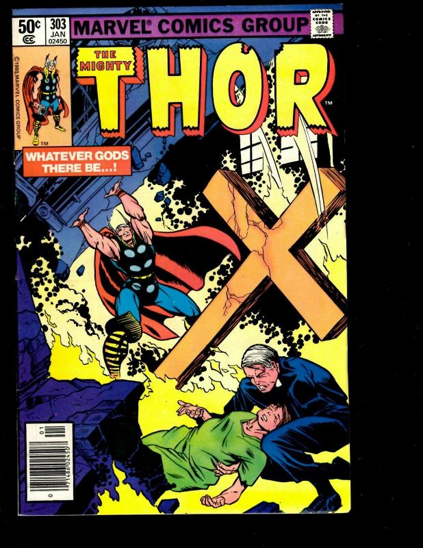 10 Thor Marvel Comics # 308 299 300 301 302 303 304 305 306 307 Spider-Man DS3