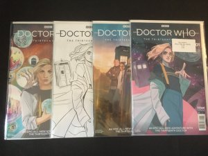 DOCTOR WHO: THE THIRTEENTH DOCTOR #1 Nine Cover Versions, VFNM Condition