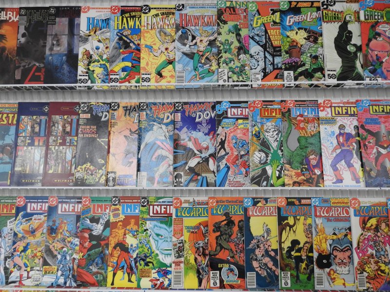 Huge Lot of 130+ Comics W/ Suicide Squad, Green Lantern, Warlord Avg. FN+ Cond.