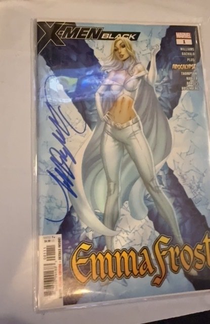X-Men: Black - Emma Frost (2018 variant signed by cambell