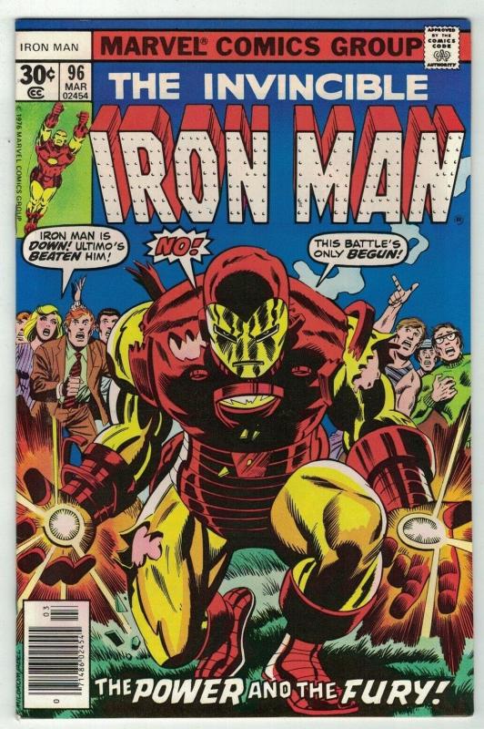 IRON MAN 96 VFNM Mar. 1977 great Kirbyesque cover