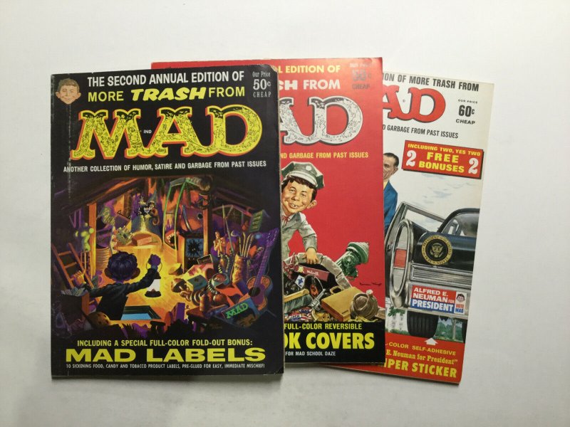 More Trash From Mad Annual 2 3 11 Magazine Lot Vg 4.0 Entertainment Comics