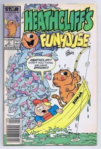 Heathcliff Funhouse #3 ORIGINAL Vintage 1987 Marvel Comics