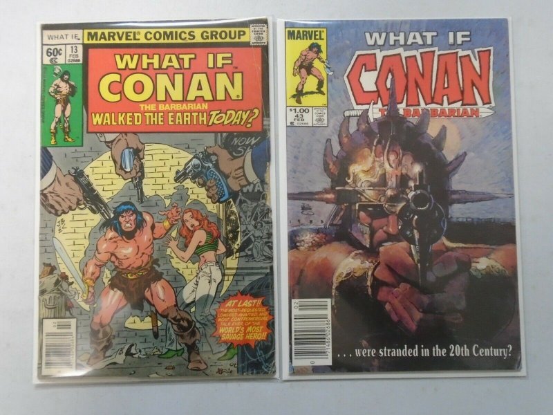 What If? lot 2 different Conan issues avg 6.0 FN