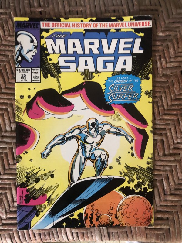 The Marvel Saga The Official History of the Marvel Universe #25 (1987)