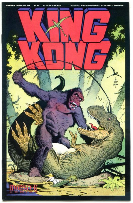 KING KONG #3, VF/NM, Monster, Dinosaur, Skull Island, 1991, more in store