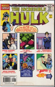 The Incredible Hulk #-1 Variant Cover (1997) Hulk
