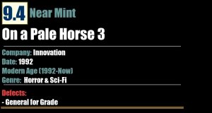 On a Pale Horse 3 (1992) NM Innovation comic