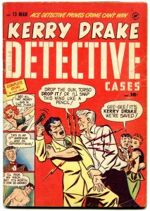 Kerry Drake Detective Cases #13 1949- Bob Powell- Golden Age Crime VG