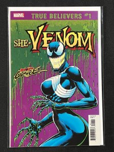 TRUE BELIEVERS: CARNAGE USA/SHE VENOM #1 - 2PC LOT  (9.0 OB) 2018/19