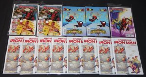 Modern Marvel Deadpool Variant Cover Lot 13pcs 7.0-9.2 Iron Man Thanos