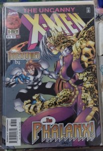 UNCANNY X-MEN #343 1997 MARVEL DISNEY THE PHALANX SHI'AR EMPIRE