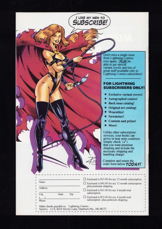 Hellina: Wicked Ways #1-  Paul Abrams Cover + Interior Art  (9/9.2) 1995