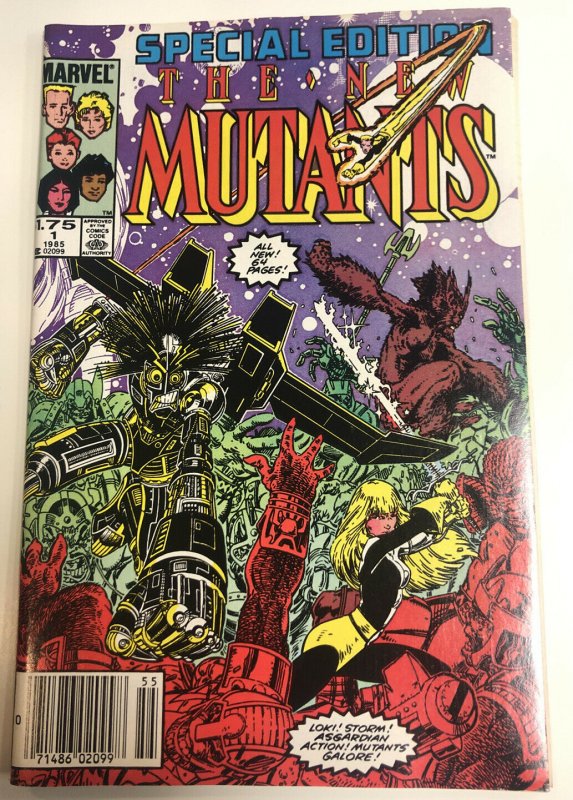 Special Edition New Mutants #  1 (NM) Canadian Price Variant Longshot early app