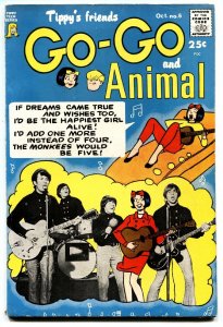 TIPPY'S FRIENDS GO-GO AND ANIMAL #6 1967-Mokees cover