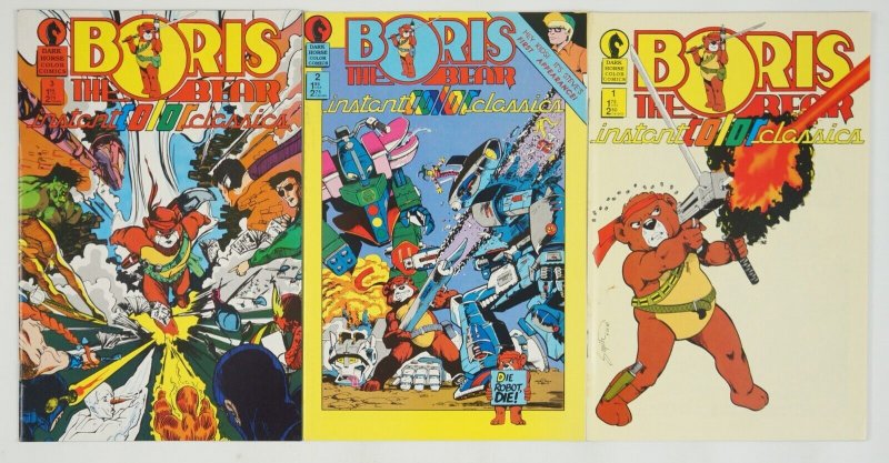 Boris the Bear Instant Color Classics #1-3 VF complete series - parody comics 