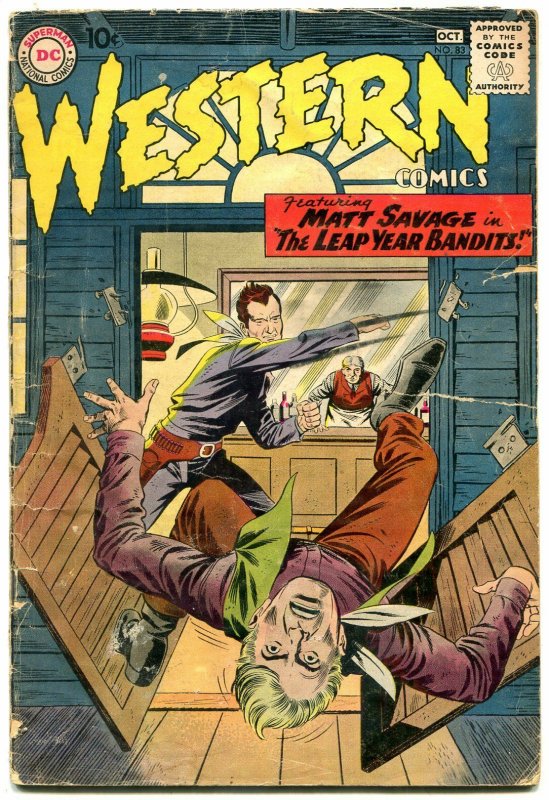 Western Comics #83 1960- Matt Savage Trail Boss- G