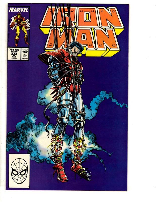 10 Iron Man Marvel Comic Books # 223 224 225 226 227 228 229 230 231 232 CR41