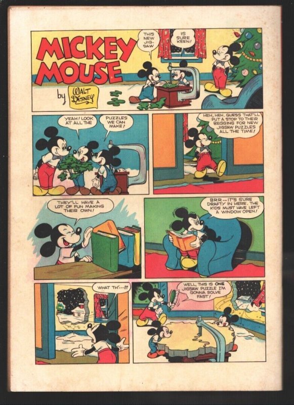 Mickey Mouse-Four Color Comics #261 1950-Dell-and The Missing Key-Walt Disney...