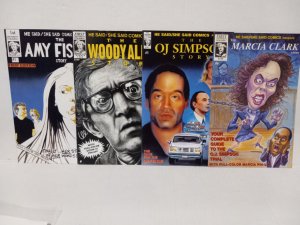 AMY FISHER, O.J./M. CLARK, WOODY ALLEN: HE SAID, SHE SAID COMICS  FREE SHIPPING