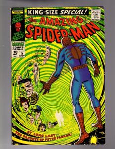 SPIDERMAN ANN  5 FINE MINUS RED SKULL  November 1968