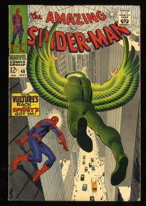 Amazing Spider-Man #48 VG+ 4.5 Vulture!
