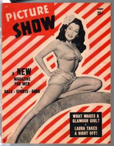 Picture Show- #1 8/1947-1st issue-pin-ups-cheesecake-Rita Hayworth-Yvonne de ...