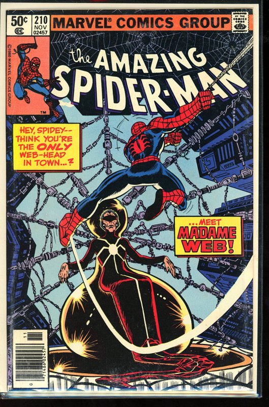 The Amazing Spider-Man #210 (1980) Intro of Madame Web
