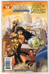 XENA / ARMY of DARKNESS #1, NM+, Warrior Princess, 2008, ...