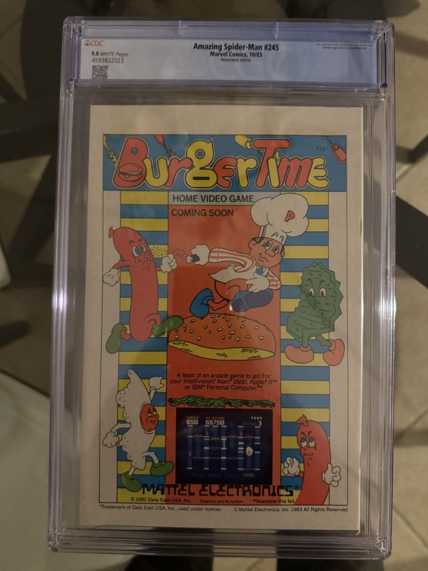 Amazing Spider-Man #245 CGC 9.0 Newsstand  2nd Hobgoblin Lefty Donovan (1983)