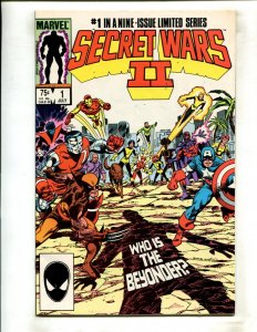 SECRET WARS II #1 (8.5/9.0) WHO IS THE BEYONDER!! 1985