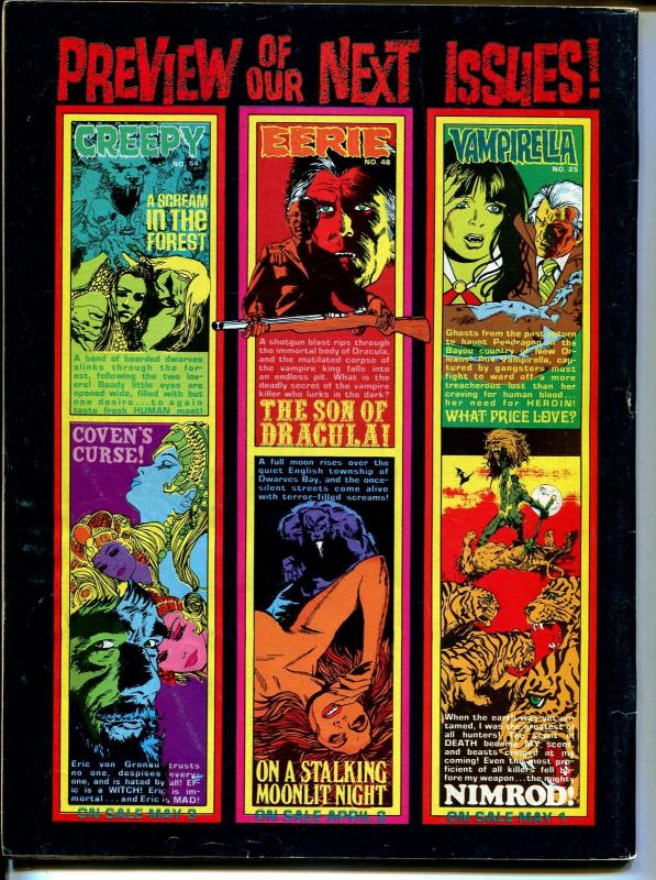 Vampirella 24 1973 Warren Vampi Cover Horror Stories Fn - 