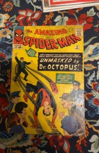 The Amazing Spider-Man #12 (1964) jj jameson/doc ock see description