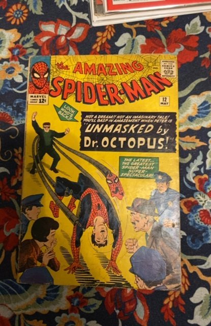 The Amazing Spider-Man #12 (1964) jj jameson/doc ock see description