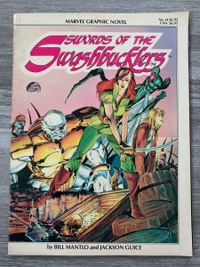 1984 Marvel Graphic Novel #14 SWORDS OF THE SWASHBUCKLERS FN 6.0 1st Printing