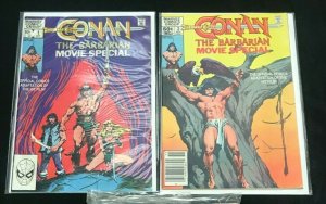 CONAN 3PC LOT (VF) MOVIE ISSUES!! BOOK!! 1982