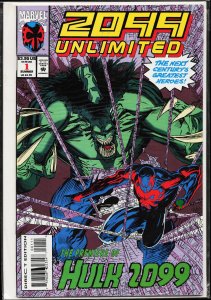 2099 Unlimited #1 (1993) Hulk 2099 [Key Issue]
