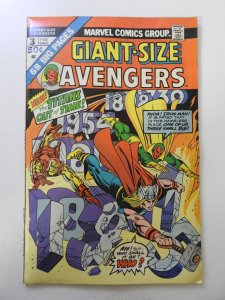 Giant-Size Avengers #3 (1975) VG+ Condition MVS intact!